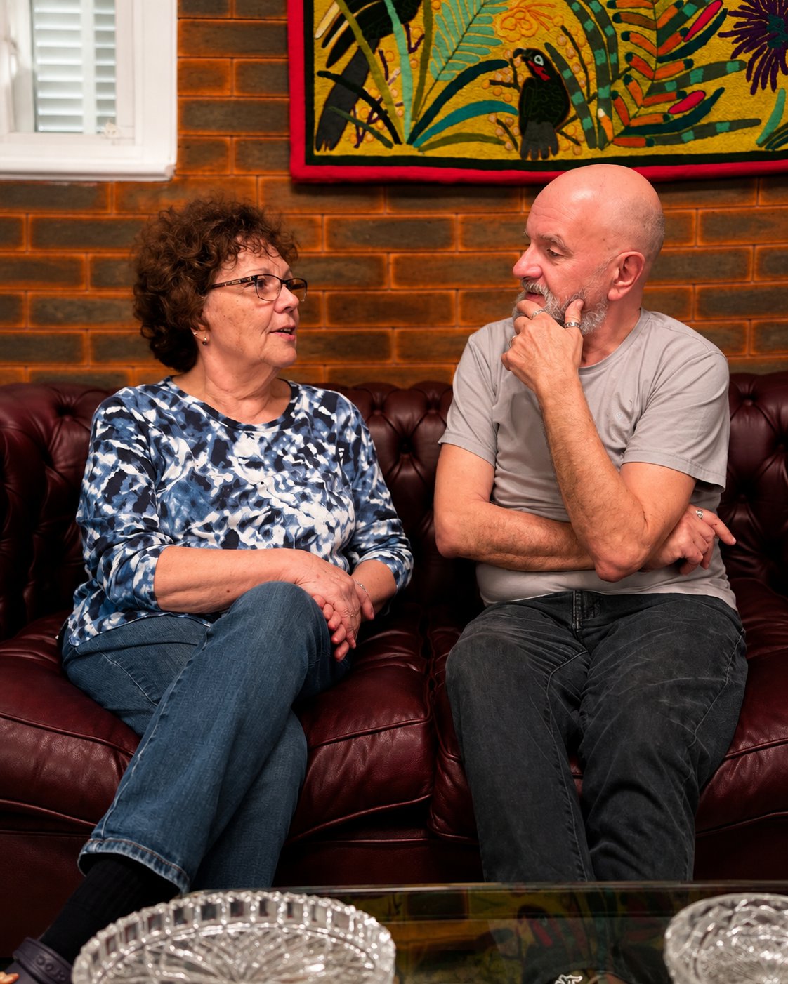 Vicki Jo Harrison and Luiz Paulo Faccioli in conversation