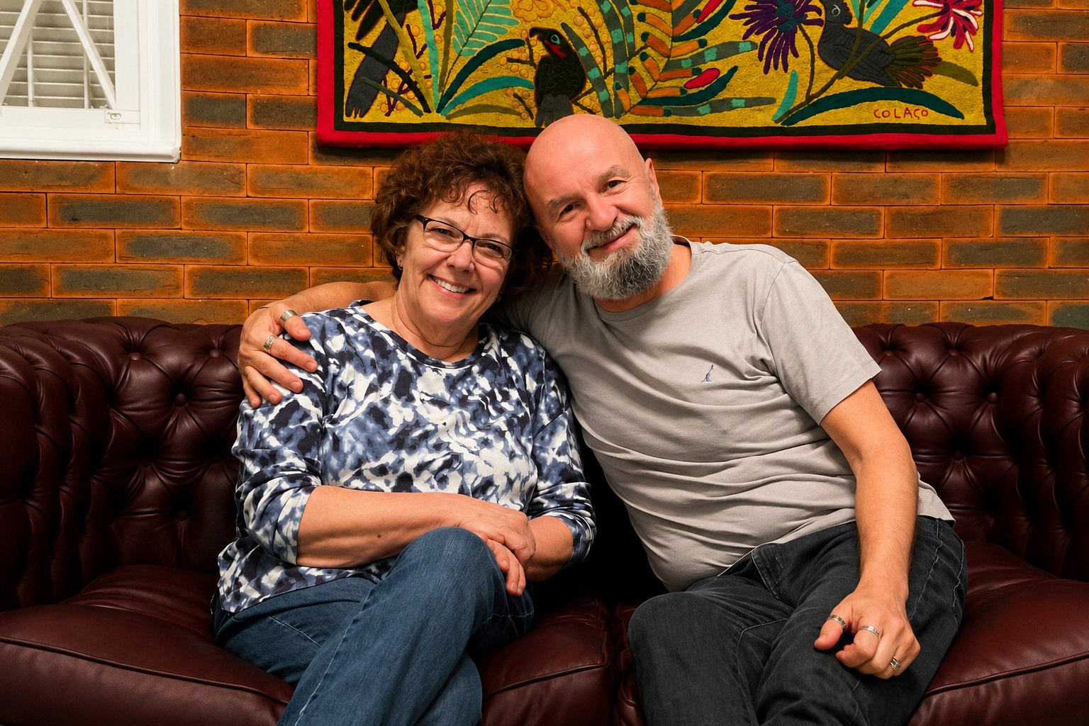 Vicki Jo Harrison and Luiz Paulo Faccioli